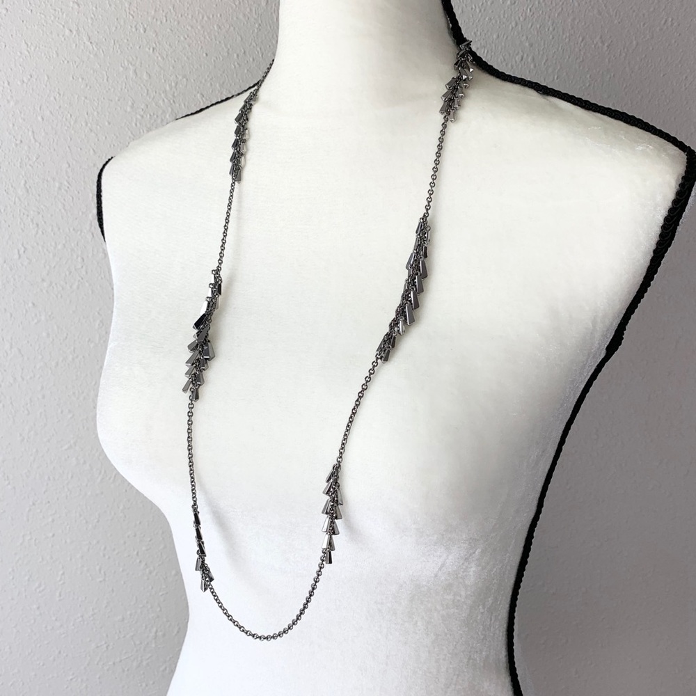 🛍💍🛍Gunmetal tassel necklace!🛍❤️🛍